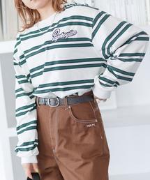 PBLIM | PAGEBOYLIM/ワッペンボーダーロンT(Tシャツ/カットソー)