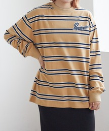 PBLIM | PAGEBOYLIM/ワッペンボーダーロンT(Tシャツ/カットソー)