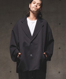 mj8719-Cocoon silhouette jacket ジャケット