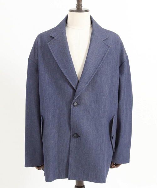 GLIMCLAP（グリムクラップ）の「mj8719-Cocoon silhouette jacket ジャケット（テーラードジャケット・メンズ・ブラック/ネイビー/グレー系その他・S/M/L）」の16枚目の写真