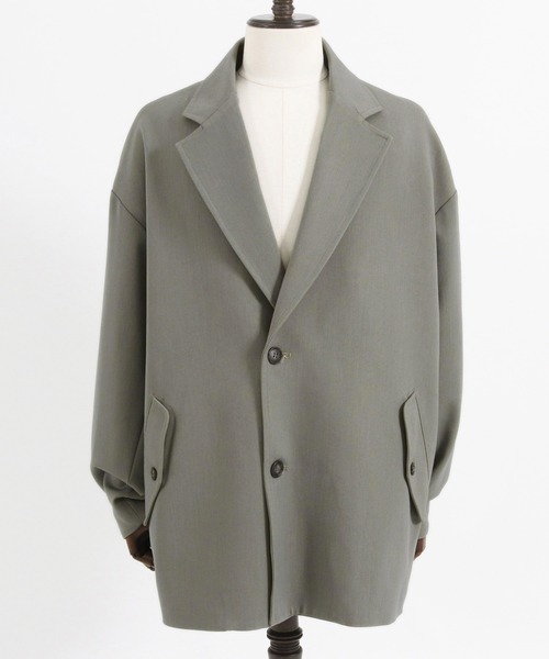 GLIMCLAP（グリムクラップ）の「mj8719-Cocoon silhouette jacket ジャケット（テーラードジャケット・メンズ・ブラック/ネイビー/グレー系その他・S/M/L）」の20枚目の写真