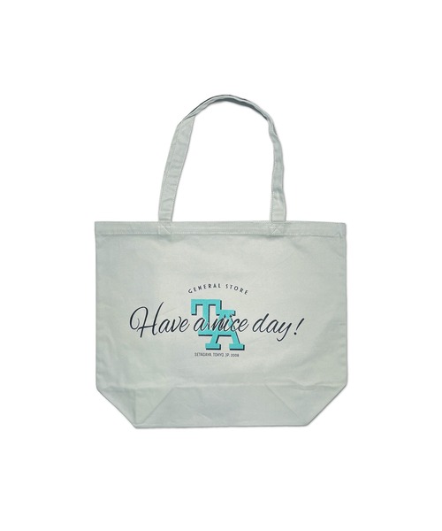 TRADITION ACOUSTIC.（トラディションアコースティック）の「TA.SHOP TOTE BAG Mr.Andy（トートバッグ・レディース・ナチュラル/グレー・L）」の3枚目の写真