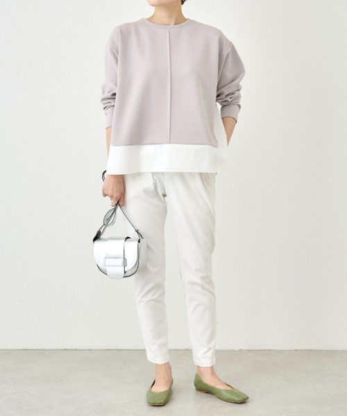 BEARDSLEY（ビアズリー）の「【NEWカラー入荷・先行販売】本革なのに軽量・イタリア製老舗メーカーのHERNAN フラップデザインBAG（ショルダーバッグ・レディース・ベージュ/ブラウン/シルバー/オフホワイト/グリーン・FREE）」の21枚目の写真