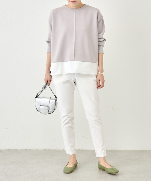 BEARDSLEY（ビアズリー）の「【NEWカラー入荷・先行販売】本革なのに軽量・イタリア製老舗メーカーのHERNAN フラップデザインBAG（ショルダーバッグ・レディース・ベージュ/ブラウン/シルバー/オフホワイト/グリーン・FREE）」の22枚目の写真