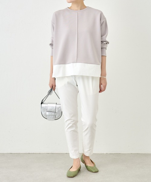 BEARDSLEY（ビアズリー）の「【NEWカラー入荷・先行販売】本革なのに軽量・イタリア製老舗メーカーのHERNAN フラップデザインBAG（ショルダーバッグ・レディース・ベージュ/ブラウン/シルバー/オフホワイト/グリーン・FREE）」の17枚目の写真