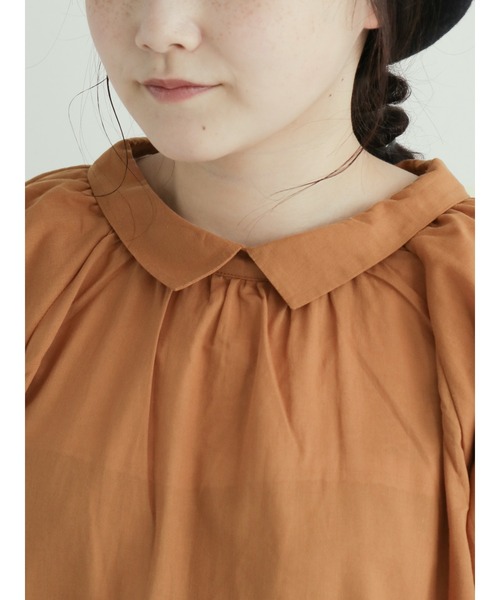 Samansa Mos2(サマンサ モスモス)の「前後2WAYバルーンスリーブブラウス(シャツ/ブラウス・レディース・ブラック/オレンジ/ボルドー/キナリ・フリ-)」の13枚目の写真