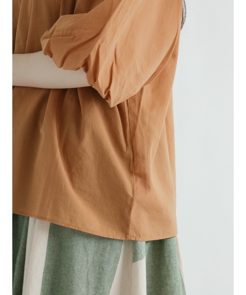 Samansa Mos2(サマンサ モスモス)の「前後2WAYバルーンスリーブブラウス(シャツ/ブラウス・レディース・ブラック/オレンジ/ボルドー/キナリ・フリ-)」の15枚目の写真