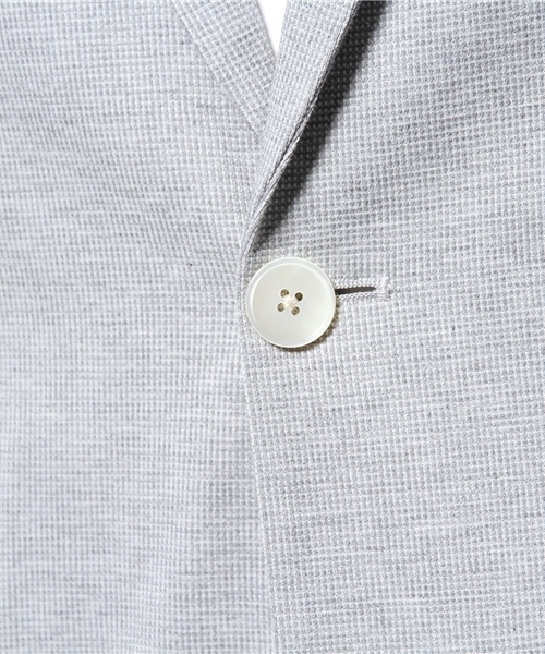 417 EDIFICE（フォーワンセブンエディフィス）の「◇COOL MAX / クールマックス : サーフニット2ボタンジャケット DEL.2（テーラードジャケット・メンズ・ブラック/グレー/コバルトブルー/チャコールグレー/ネイビー・SMALL/LARGE/X-LARGE/MEDIUM）」の16枚目の写真