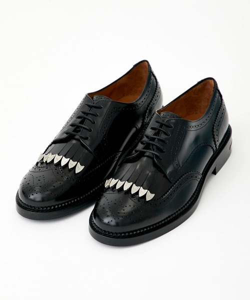 TOGA VIRILIS（トーガ ビリリース）の「WING TIP SHOES BLACK PIOLIDO（ドレスシューズ・メンズ・ブラック・41/42）」の4枚目の写真