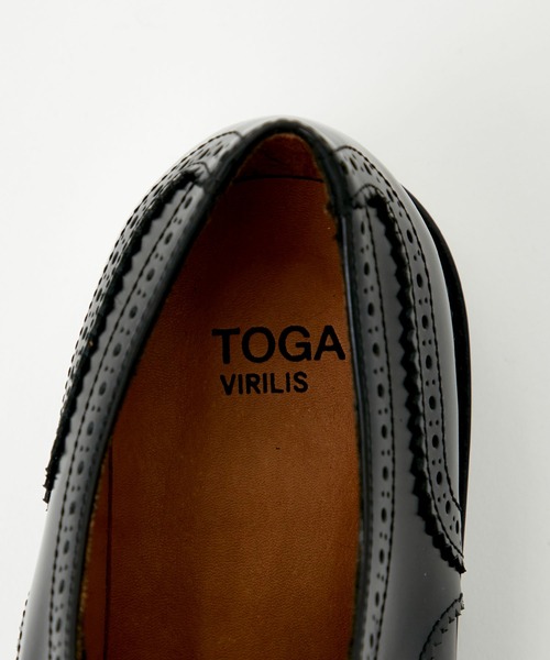 TOGA VIRILIS（トーガ ビリリース）の「WING TIP SHOES BLACK PIOLIDO（ドレスシューズ・メンズ・ブラック・41/42）」の11枚目の写真