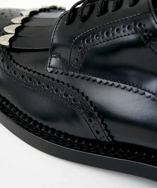 TOGA VIRILIS（トーガ ビリリース）の「WING TIP SHOES BLACK PIOLIDO（ドレスシューズ・メンズ・ブラック・41/42）」の12枚目の写真