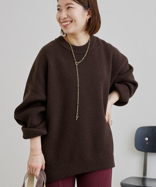 FRAMeWORK（フレームワーク）の「両畦プルオーバー（ニット