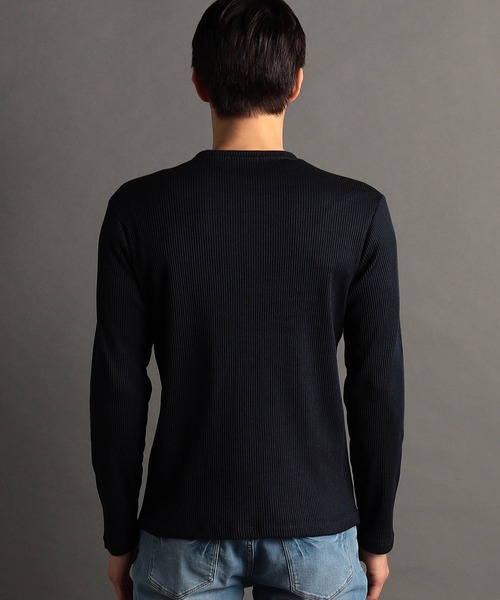 MONSIEUR NICOLE（ムッシュニコル）の「ブライトテレコ Vネックカットソー（Tシャツ/カットソー・メンズ・ホワイト/ライトグレー/ブラック/ブルー・MEDIUM/LARGE/X-LARGE）」の13枚目の写真