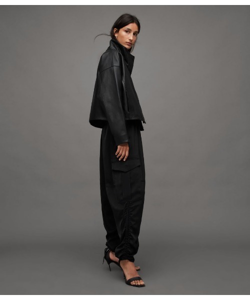 ALLSAINTS（オールセインツ）の「RYDER LEATHER JACKET | RYDER レザー ジャケット（その他アウター・レディース・ブラック・6/8/4/2/10）」の16枚目の写真