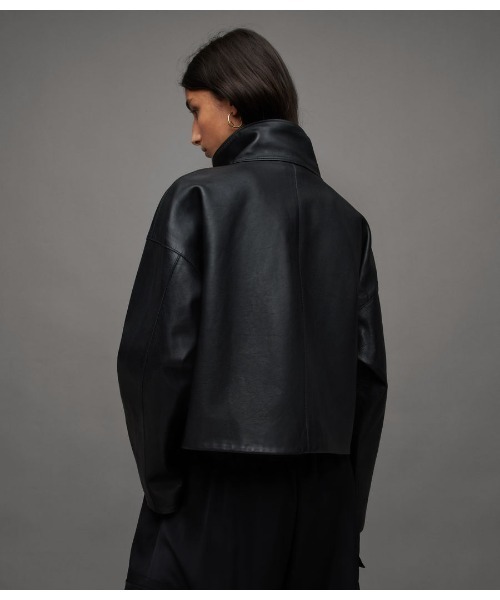 ALLSAINTS（オールセインツ）の「RYDER LEATHER JACKET | RYDER レザー ジャケット（その他アウター・レディース・ブラック・6/8/4/2/10）」の18枚目の写真