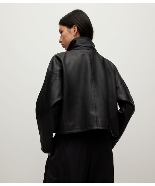 ALLSAINTS（オールセインツ）の「RYDER LEATHER JACKET | RYDER レザー ジャケット（その他アウター・レディース・ブラック・6/8/4/2/10）」の19枚目の写真