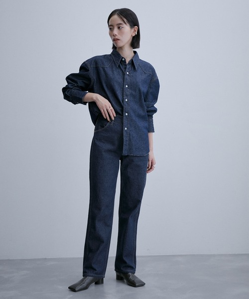 Wrangler（ラングラー）の「【Wrangler×Jane Smith×ADAM ET ROPE'】別注 Denim Shirt（シャツ/ブラウス・レディース・ネイビー・M）」の15枚目の写真