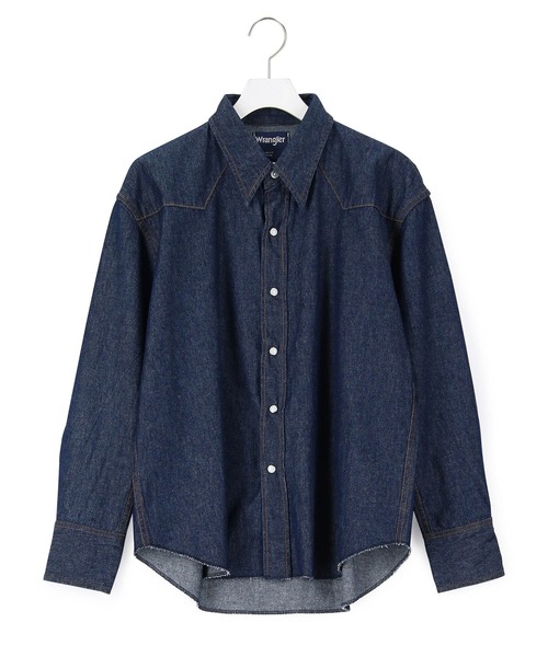 Wrangler（ラングラー）の「【Wrangler×Jane Smith×ADAM ET ROPE'】別注 Denim Shirt（シャツ/ブラウス・レディース・ネイビー・M）」の13枚目の写真
