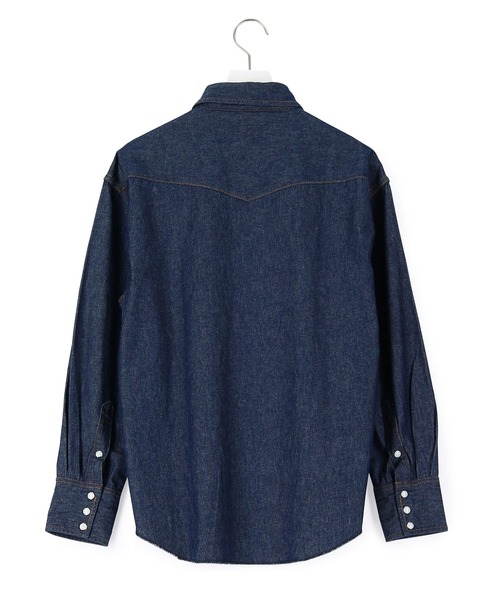 Wrangler（ラングラー）の「【Wrangler×Jane Smith×ADAM ET ROPE'】別注 Denim Shirt（シャツ/ブラウス・レディース・ネイビー・M）」の2枚目の写真