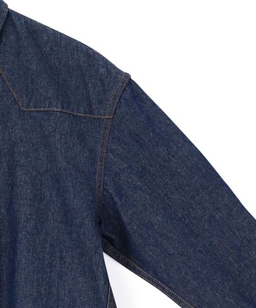 Wrangler（ラングラー）の「【Wrangler×Jane Smith×ADAM ET ROPE'】別注 Denim Shirt（シャツ/ブラウス・レディース・ネイビー・M）」の8枚目の写真