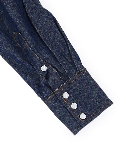 Wrangler（ラングラー）の「【Wrangler×Jane Smith×ADAM ET ROPE'】別注 Denim Shirt（シャツ/ブラウス・レディース・ネイビー・M）」の5枚目の写真