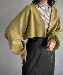 &g'aime | 【&g’aime】ボリュームスリーブニットカーディガン(ニット/セーター)