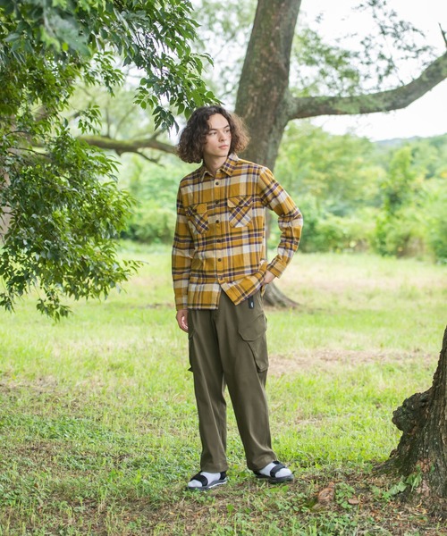 OUTDOOR PRODUCTS(アウトドアプロダクツ)の「【OUTDOOR PRODUCTS/アウトドアプロダクツ】ヘビーオンスネルシャツ(シャツ/ブラウス・メンズ・ホワイト/ブルー/レッド/イエロー/グレー・MEDIUM/LARGE/X-LARGE)」の16枚目の写真