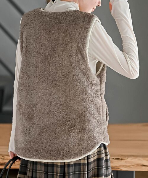 rps（アールピーエス）の「リバーシブルキルトベスト（ベスト）」 - WEAR