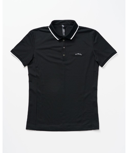 wjk（ダヴルジェイケイ）の「embroidery line polo（ポロシャツ