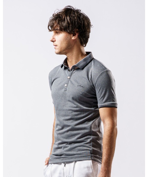 wjk（ダヴルジェイケイ）の「embroidery line polo（ポロシャツ・メンズ・ブラック/ネイビー/ホワイト/グレー・LARGE/MEDIUM/SMALL/X-LARGE）」の20枚目の写真