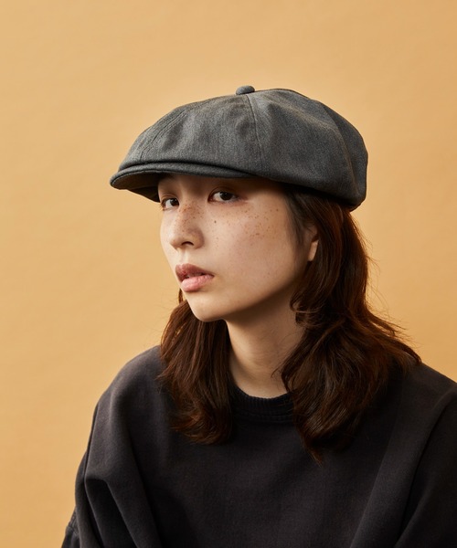 CPH（シーピーエイチ）の「CPH/シーピーエイチ/575TC TWILL CASQUETTE/ツイルキャスケット（キャスケット・メンズ・ブラック/グレー・F）」の2枚目の写真