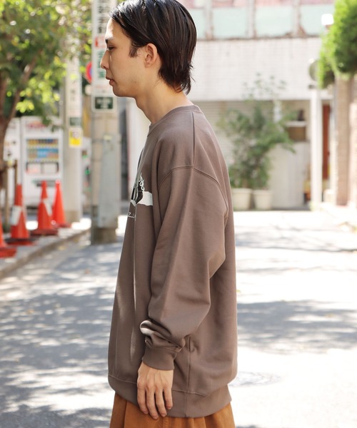 THRASHER（スラッシャー）の「THRASHER/スラッシャー Split Flame Sticker CREW トレーナー（スウェット・メンズ・バーガンディー/オリーブ/チャコール/グレイッシュブルー・M/XL/L）」の16枚目の写真