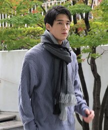 THE SHOP TK  | 【ストレッチ/型崩れしにくい】キープシェイプジャカードニット(ニット/セーター)