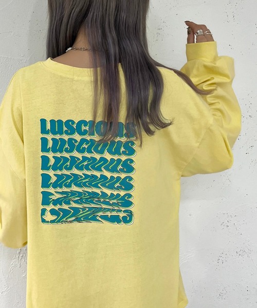 apres jour mignon(アプレジュールミニョン)の「アソートBIGロンT【ZOZOTOWN限定アイテム】(Tシャツ/カットソー・レディース・ホワイト系その他2/アイボリー/ブラック系その他/ブラック系その他2/ホワイト系その他3/イエロー/オフホワイト/ブラック/パープル/ホワイト系その他・フリー/X-LARGE)」の1枚目の写真