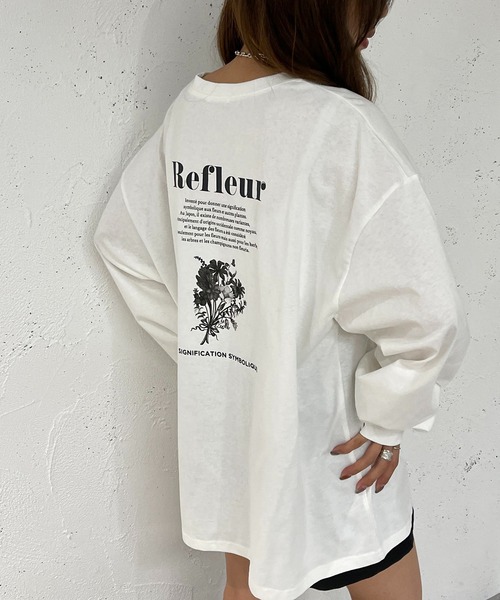 apres jour mignon(アプレジュールミニョン)の「アソートBIGロンT【ZOZOTOWN限定アイテム】(Tシャツ/カットソー・レディース・ホワイト系その他2/アイボリー/ブラック系その他/ブラック系その他2/ホワイト系その他3/イエロー/オフホワイト/ブラック/パープル/ホワイト系その他・フリー/X-LARGE)」の6枚目の写真