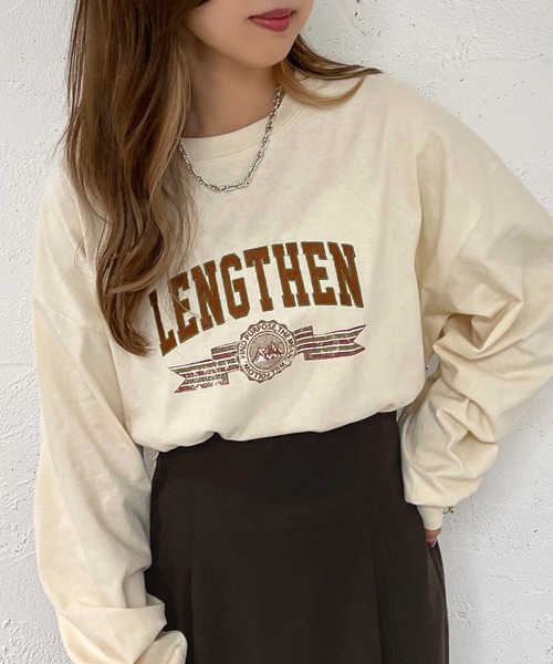 apres jour mignon(アプレジュールミニョン)の「アソートBIGロンT【ZOZOTOWN限定アイテム】(Tシャツ/カットソー・レディース・ホワイト系その他2/アイボリー/ブラック系その他/ブラック系その他2/ホワイト系その他3/イエロー/オフホワイト/ブラック/パープル/ホワイト系その他・フリー/X-LARGE)」の21枚目の写真