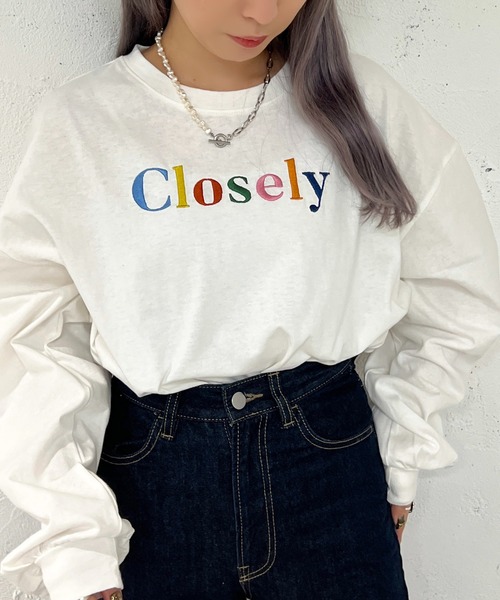 apres jour mignon(アプレジュールミニョン)の「アソートBIGロンT【ZOZOTOWN限定アイテム】(Tシャツ/カットソー・レディース・ホワイト系その他2/アイボリー/ブラック系その他/ブラック系その他2/ホワイト系その他3/イエロー/オフホワイト/ブラック/パープル/ホワイト系その他・フリー/X-LARGE)」の11枚目の写真