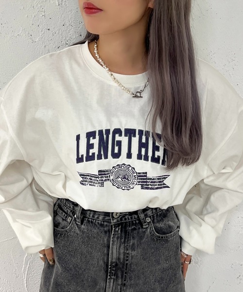 apres jour mignon(アプレジュールミニョン)の「アソートBIGロンT【ZOZOTOWN限定アイテム】(Tシャツ/カットソー・レディース・ホワイト系その他2/アイボリー/ブラック系その他/ブラック系その他2/ホワイト系その他3/イエロー/オフホワイト/ブラック/パープル/ホワイト系その他・フリー/X-LARGE)」の17枚目の写真