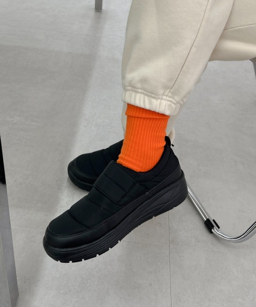 ORiental TRaffic（オリエンタルトラフィック）の「＼ 撥水 防水 ／ モック シューズ /OT3403（スリッポン・レディース・グレー/ブラック・3L/LL/L/M/S/SS）」の22枚目の写真