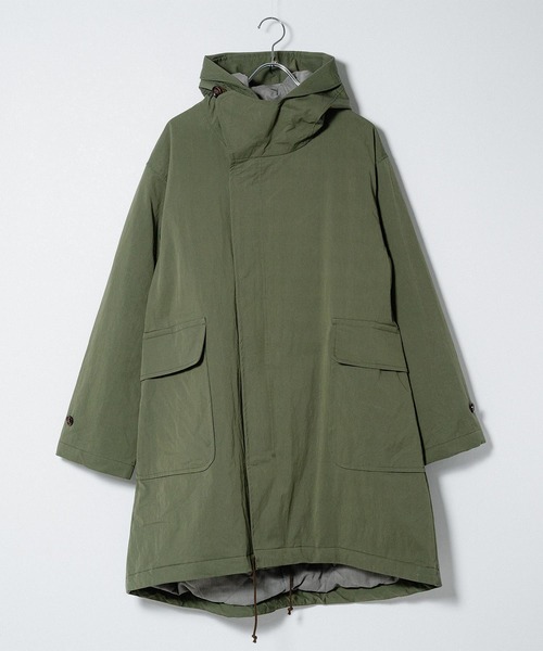 C/Nハイカウントツイルワッシャーパーカーコート