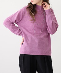 BRODIAEA 洗えるカシミヤシリーズ ハイネックニット