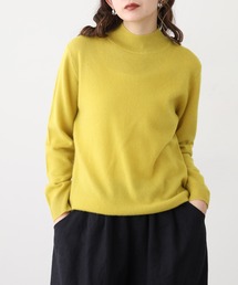 BRODIAEA 洗えるカシミヤシリーズ ハイネックニット
