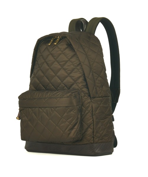 TOFF&LOADSTONE（トフアンドロードストーン）の「バックパック リップストップ キルト（バックパック/リュック・メンズ・ブラック/カーキ・FREE）」の10枚目の写真