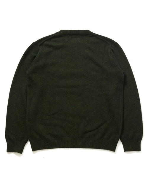 CRIMIE（クライミー）の「RACCOON CREW NECK KNIT / ラクーン クルーネック ニット セーター（ニット/セーター・メンズ・グリーン/ブラック/カーキ・M/L/XL/XXL/S）」の9枚目の写真