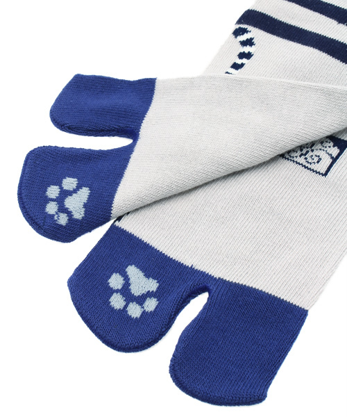 カヤ(カヤ)の「【カヤ】縞ねこ足袋型くつ下23~25cm(ソックス/靴下・レディース・その他10・FREE)」の4枚目の写真