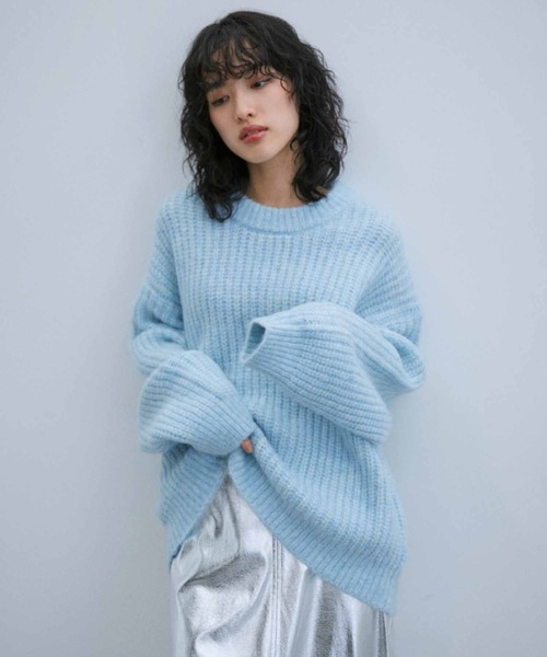 ADAM ET ROPE'（アダムエロペ）の「アルパカミックス オーバーサイズ