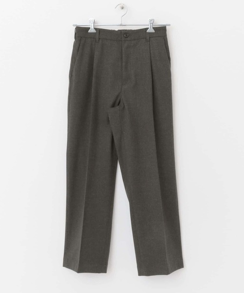 URBAN RESEARCH DOORS(アーバンリサーチドアーズ)の「ウールライクワイドパンツ(その他パンツ・メンズ・チャコールグレー/ネイビー・MEDIUM/LARGE)」の2枚目の写真