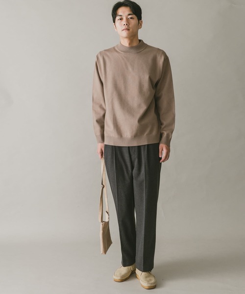 URBAN RESEARCH DOORS(アーバンリサーチドアーズ)の「ウールライクワイドパンツ(その他パンツ・メンズ・チャコールグレー/ネイビー・MEDIUM/LARGE)」の12枚目の写真