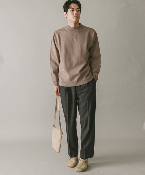 URBAN RESEARCH DOORS(アーバンリサーチドアーズ)の「ウールライクワイドパンツ(その他パンツ・メンズ・チャコールグレー/ネイビー・MEDIUM/LARGE)」の13枚目の写真