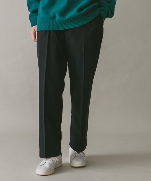 URBAN RESEARCH DOORS(アーバンリサーチドアーズ)の「ウールライクワイドパンツ(その他パンツ・メンズ・チャコールグレー/ネイビー・MEDIUM/LARGE)」の14枚目の写真